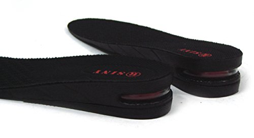 Plantillas ortopédicas para hombre con altura 3 cm negro miniatura 4