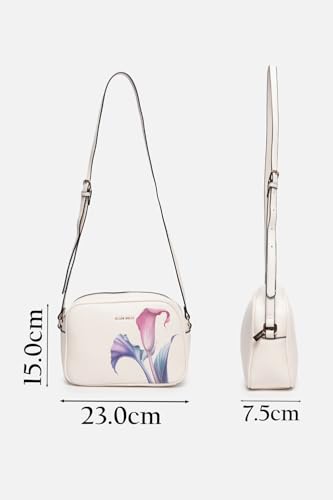 Image of Allen Solly Womens Floral white Sling Bag
