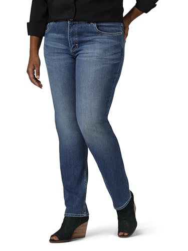 Riders by Lee Indigo Women's Plus Size Midrise Straight Leg Jean4