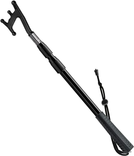 SAN LIKE Bootshaken Teleskop, Bootshaken zum Anlegen Verlängerungsmasthaken, Bootszubehör Pontonboot-Schubstange zum Andocken, Andockstöcken für Boote, Boat Hook