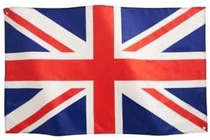 Runesol United Kingdom, Union Jack Flag 3x5, 91x152cm, British Flag, King Charles Coronation Decorations, Great Britain, Team GB, Eyelet in Every Corner, Royal Family, King Coronation Inside, Outside