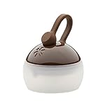 Snow Peak Hozuki Mini Lantern, Compact, Bright, Portable, Camping Light, Brown