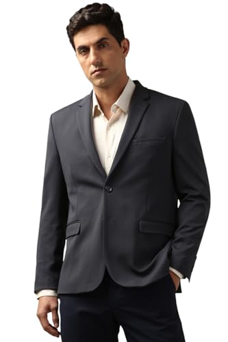 Image of Peter England Men's Neo Slim Knit Textured Blazer