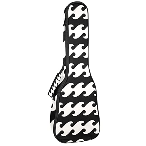 Sac ukulélé ténor imperméable avec housse sac à dos rembourrée pour concert soprano 53cm 60cm