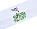 Funny Girl Designs Golf Green Cotton Stretch Headband (White)