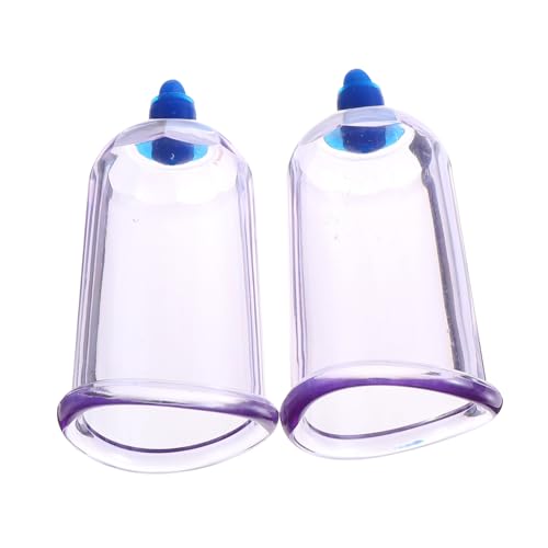 ORFOFE 2pcs Cupping Cup Cupping Device Suction Cup Therapy Chinese Cupping Moxibustion Massager Massage c