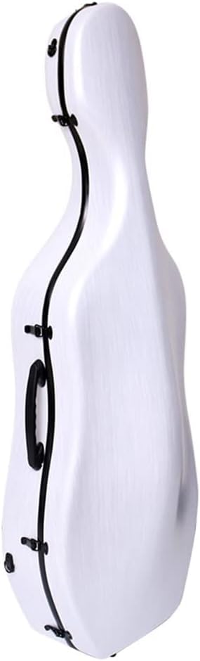 Futerał Na Wiolonczelę 4/4 Lekki Twardy Futerał Z Włókna Węglowego 300 Kg, White
