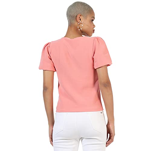 Image of Campus Sutra Women's Cotton Regular Fit Tops