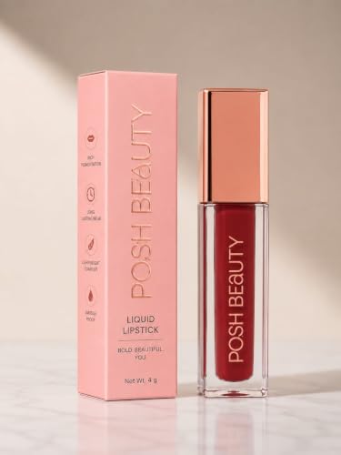 Image of Liquid Lipstick - Ruby Red - Long lasting | Water proof