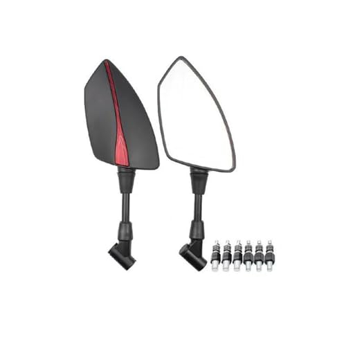 Espejo retrovisor universal de moto Benelli TRK con visión angular ABS 3
