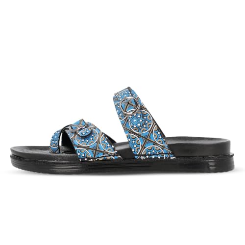 Image of WALKAROO Comfort Sandal For Women's|CloudStep Double-Density PU Sole - Ultimate Comfort|Stylish Casual Wear|WE2501