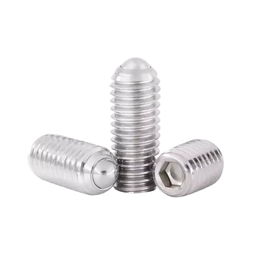 Image of 2-10PCS Metric Thread M3 - M12 Stainless Steel Spring Ball Plunger Set Screw(M5X6 10pcs)
