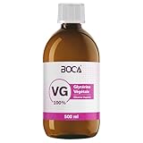 GLYCÉRINE VÉGÉTALE PURE: Flacon de 500 ml de glycérine végétale 100% pure de qualité cosmétique, idéale comme ingrédient de haute qualité pour les préparations cosmétiques faites maison.