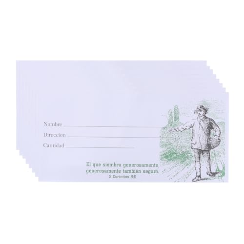 Spanish Offering Envelope 100Ct Spanish Envelope For Tithe And Offering