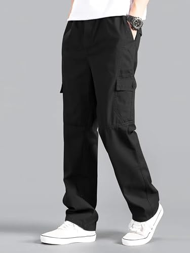 Image of Lymio Cargo for Men || Cotton Cargo Pant || Drawstring Waist Pant (Also Available in Plus Sizes) (117-120)