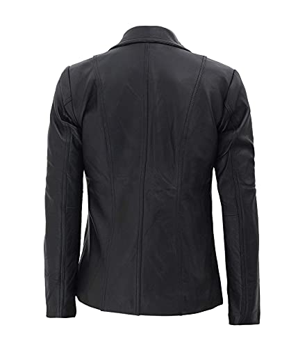Image of Women Leather Jacket - Genuine Lambskin Leather Jacket for Womens