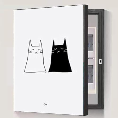 �t���b�v�A�b�v�d�C���[�^�[�{�b�N�X�����G��A�Ǌ|�����B����H�u���[�J�[�p�l���A�z�d�ՃJ�o�[�N���X�^������G��A�B���q���[�Y�{�b�N�X�J�o�[�L���r�l�b�g�A�_�C�j���O���[���A���r���O���[���p(Black2-L,19.7x27.6in/50x70cm)