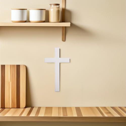 Cruz de madera colgante para decoración de pared en dormitorio infantil de Pascua 4