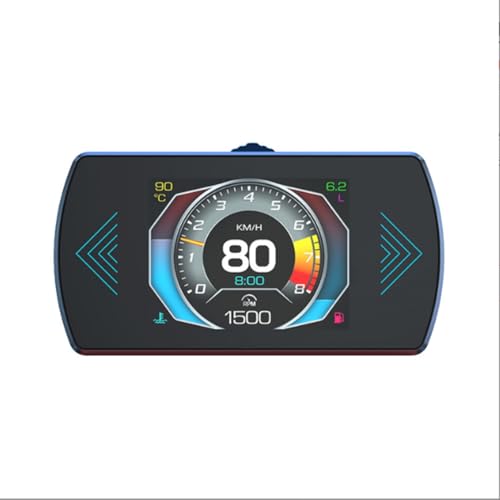 Pantalla de visualización frontal OBD2 HUD para coche con velocímetro digital y ordenador de a bordo