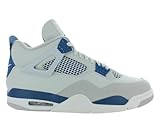 Air Jordan 4 Retro-Off-White/Military Blue - Neutralgrau-FV5029-141-12UK