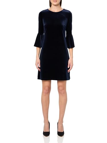 Image of Tommy Hilfiger Women's 3 /4 Bell Sleeve Jewel Neck Sheath Mini Dress