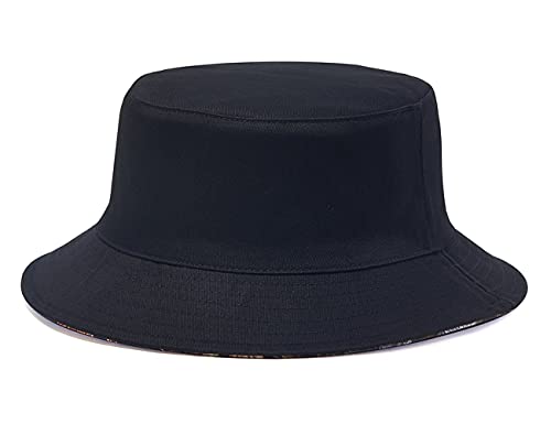 Image of Quanhaigou Bucket Hat for Men Women,Packable Reversible Printed Sun Hats,Fisherman Outdoor Summer Travel Hiking Beach Caps