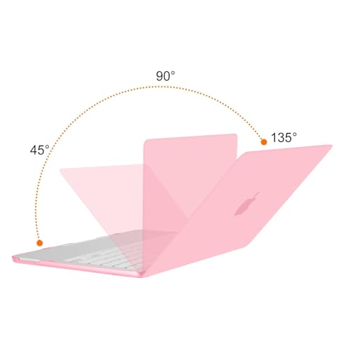 Image of MOSISO Compatible with MacBook Neo Case 13 inch 2026 Release Model A3404 with A18 Pro Chip, 4 in 1 Kit Precision Fit Crack & Scratch Resistant Protective Hard Shell Case Cover, Pink