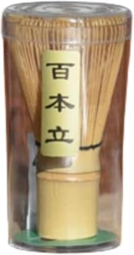 Heuitgs 茶道具 茶筌 百本立 茶筅 抹茶 粉末 プロ緑茶粉末 高山茶筌 茶箱用 茶せん 茶道 泡立て器 ツール 茶道 アクセサリー 伝統的工芸品 80本立 100本立 120本立 竹ブラシツール グラインダー (100本立)