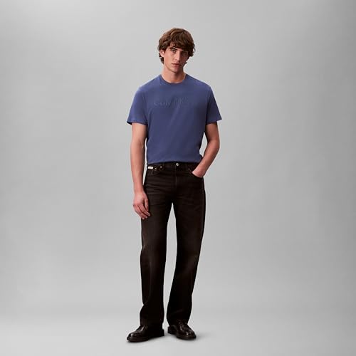 Image of Calvin Klein Men's Relaxed Fit CK Logo Crewneck T-Shirt