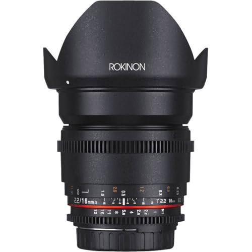 Amazon | Rokinon DS16M-C 16mm T2.2 シネ広角レンズ Canon EF-S