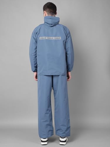 Image of Dollar Rainguard Men's PVC Full Sleeve Solid Reversible Sporty Raincoat Set With Adjustable Hood and Pocket