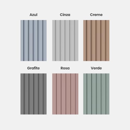 Painel Ripado Papel de Parede Autocolante EVA Laminado Textura Relevo Moderno Linha Play Meu Rodapé