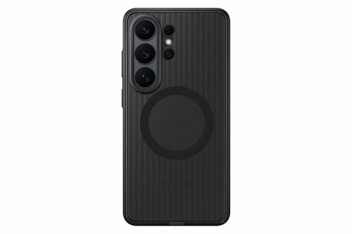 Samsung Rugged Magnet Smartphone Case EF-RS948 für das Galaxy S26 Ultra, Smartphone-Cover, Handy-Hülle mit Magnetring zur Anbringung von Zubehör, Schutz Case, robust, Black