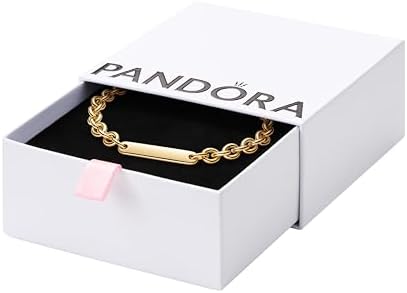 PANDORA Moment Engravable Bar Link Bracelet - Includes Gift Box