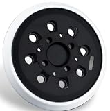 NineSSJLY Platorello da 125 mm, compatibile con BOSCH PEX 300 AE e PEX 400 AE. 8 fori per l'aspirazione della polvere, fissaggio a strappo, durevole e resistente al calore fino a 80°C.
