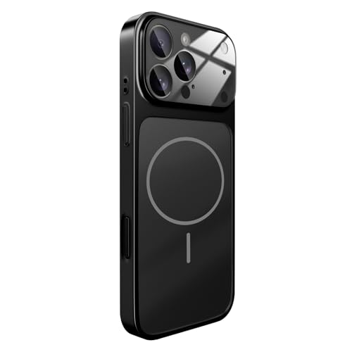 Étui magnétique iPhone 17 Air coque noire fine avec protection de lentille