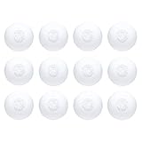 Signature Lacrosse Ball Set - Massage Balls, Myofascial Release Tools, Back Roller, Muscle Knot Remover, Firm Rubber -Scientifically Designed for Durability - 12 White Lacrosse Balls