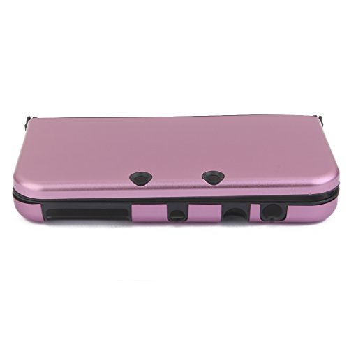 Funda Protectora Carcasa Cubierta Metal Aluminio Para New Nintendo 3DS XL Rosado