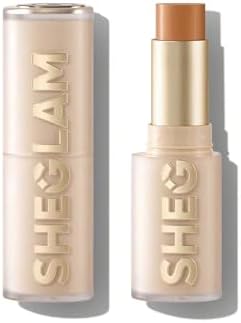 SHEGLAM Skin Magnet High Coverage Foundation Stick Longwear Medium Face Makeup for All Skin Types-Almond