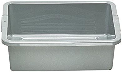 Bus/Utility Tote, 20" x 15" x 5", Gray