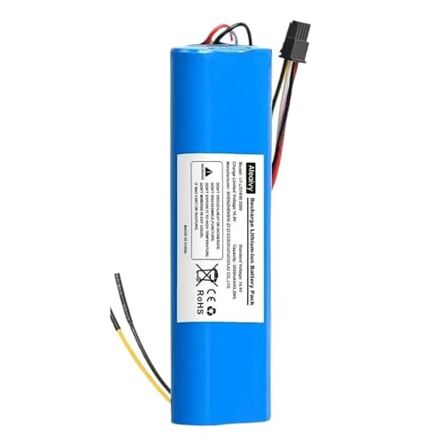 WVGFAUXA 6800mAh Li Ion Battery，Compatible For CECOTEC，Compatible For CONGA，3090 3091 3092 1690 1890 2090 Robot Vacuum Cleaner Replacement Accessories 14.4 Volt(2600mAh)