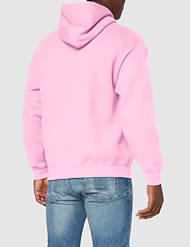 Image of Gildan Men's Heavy Blend Drawcord Hooded Sweatshirt, Safety Pink
