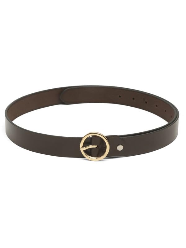 Image of TEAKWOOD LEATHERS Leather Belt for Women Belts Regular Fit Casual Formal Dress Jeans & Fashion Ladies Belts for Women Belts Regular Fit Belt Any Season | Fashion Belt for Women | T BT W 01