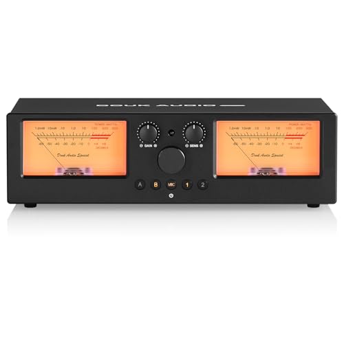 Amazon | Douk Audio VU3デュアルアナログVUメーター、2ウェイ