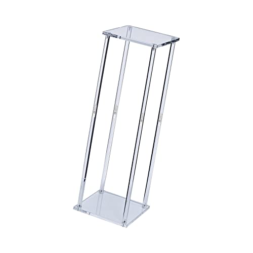 Vase en acrylique de 60 cm incassable pour centre de table moderne