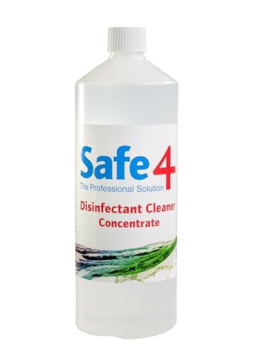 Safe4 1L Professional Disinfectant Cleaner Concentrate (Unscented)
