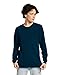 American Apparel Men's Fine Jersey Crewneck Long Sleeve T-Shirt, Navy, Small