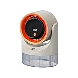 Aire acondicionado portátil con depósito de agua de 450 ml, 100 niveles de velocidad y conector tipo C para oficina, camping y dormitorio (blanco)
