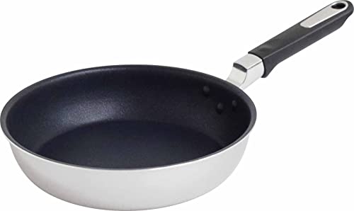 Urushiyama Metal Industrial Frying Pan, 8.7 inches (22 cm), Induction Compatible, Made in Japan, Quattro Plus QTP-F22, PFOA Free