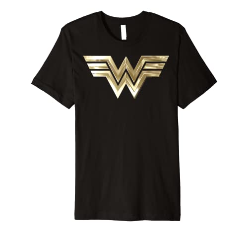 DC Comics Wonder Woman 1984 Gold Logo Premium T-Shirt